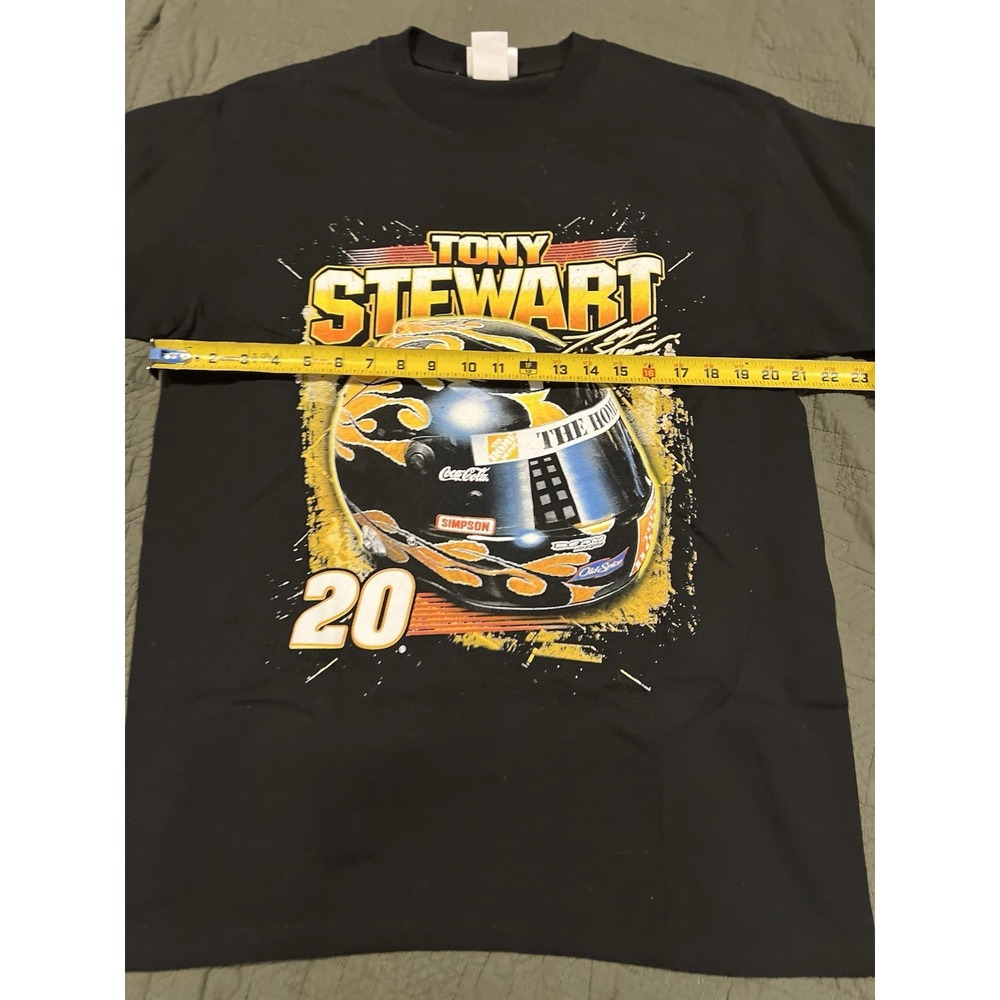 Chase Authentics Tony Stewart Home Depot NASCAR T Shirt Large Black